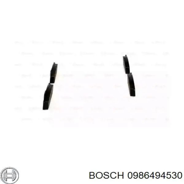 Гальмівні колодки Bosch 0986494530 ціна, від 15.58 USD