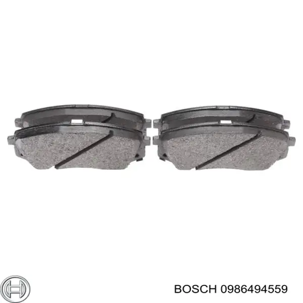Передні тормозні колодки 0986494559 Bosch
