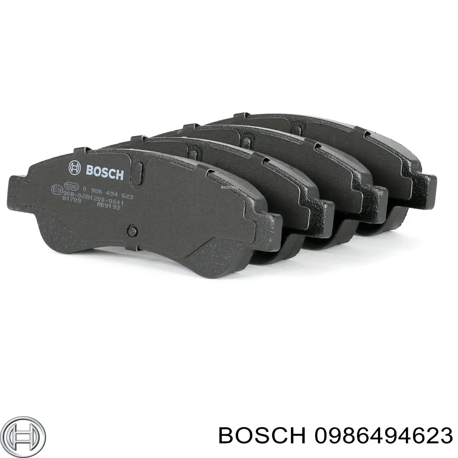 0986494623 Bosch колодки гальмівні передні, дискові