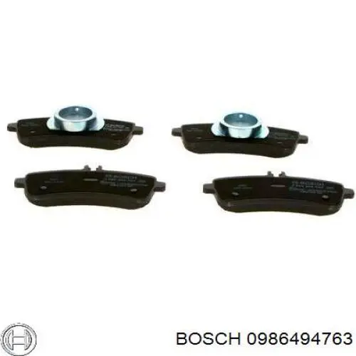 Колодки гальмові задні, дискові 0986494763 Bosch