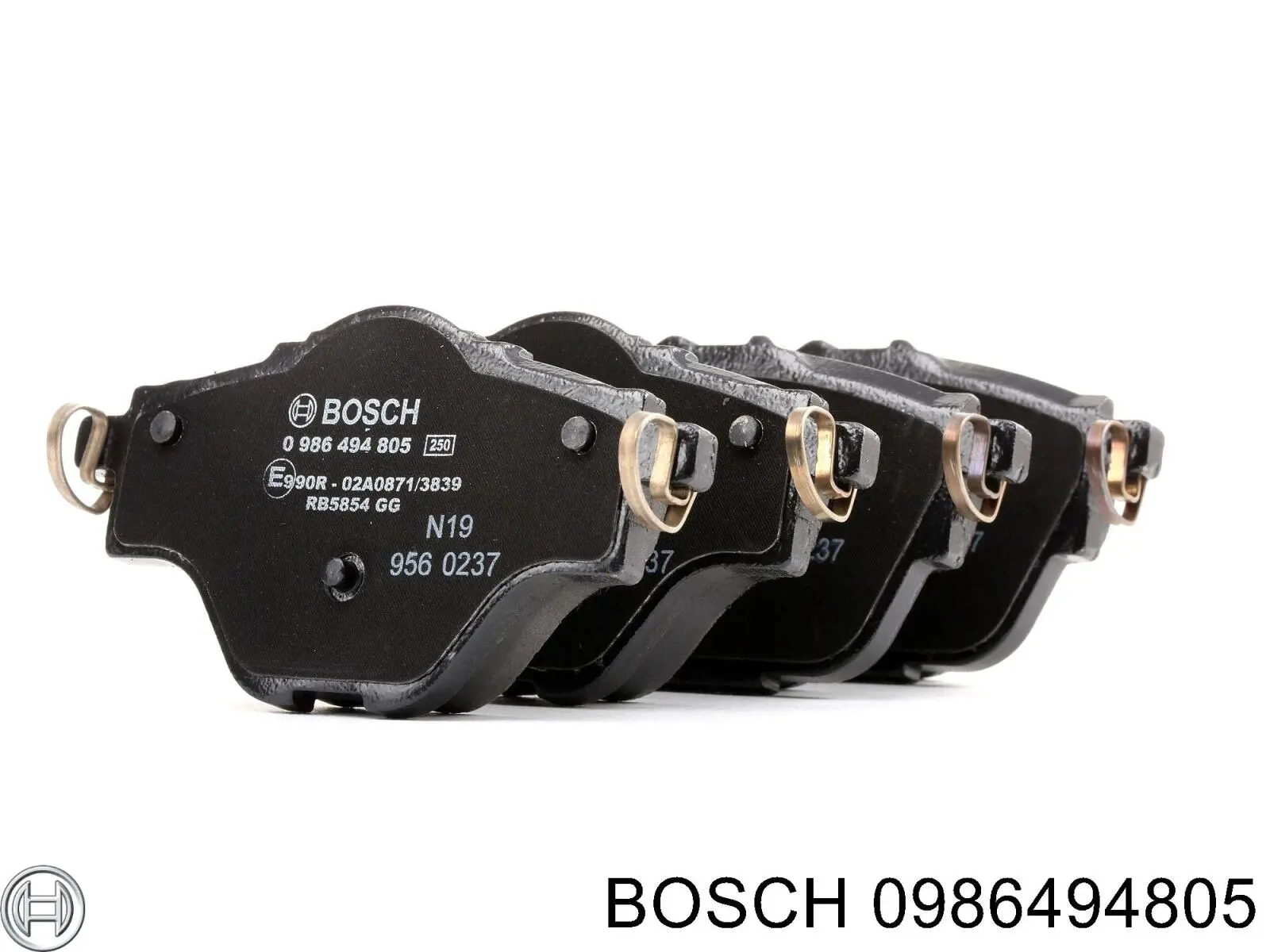 Колодки гальмові задні, дискові 0986494805 Bosch