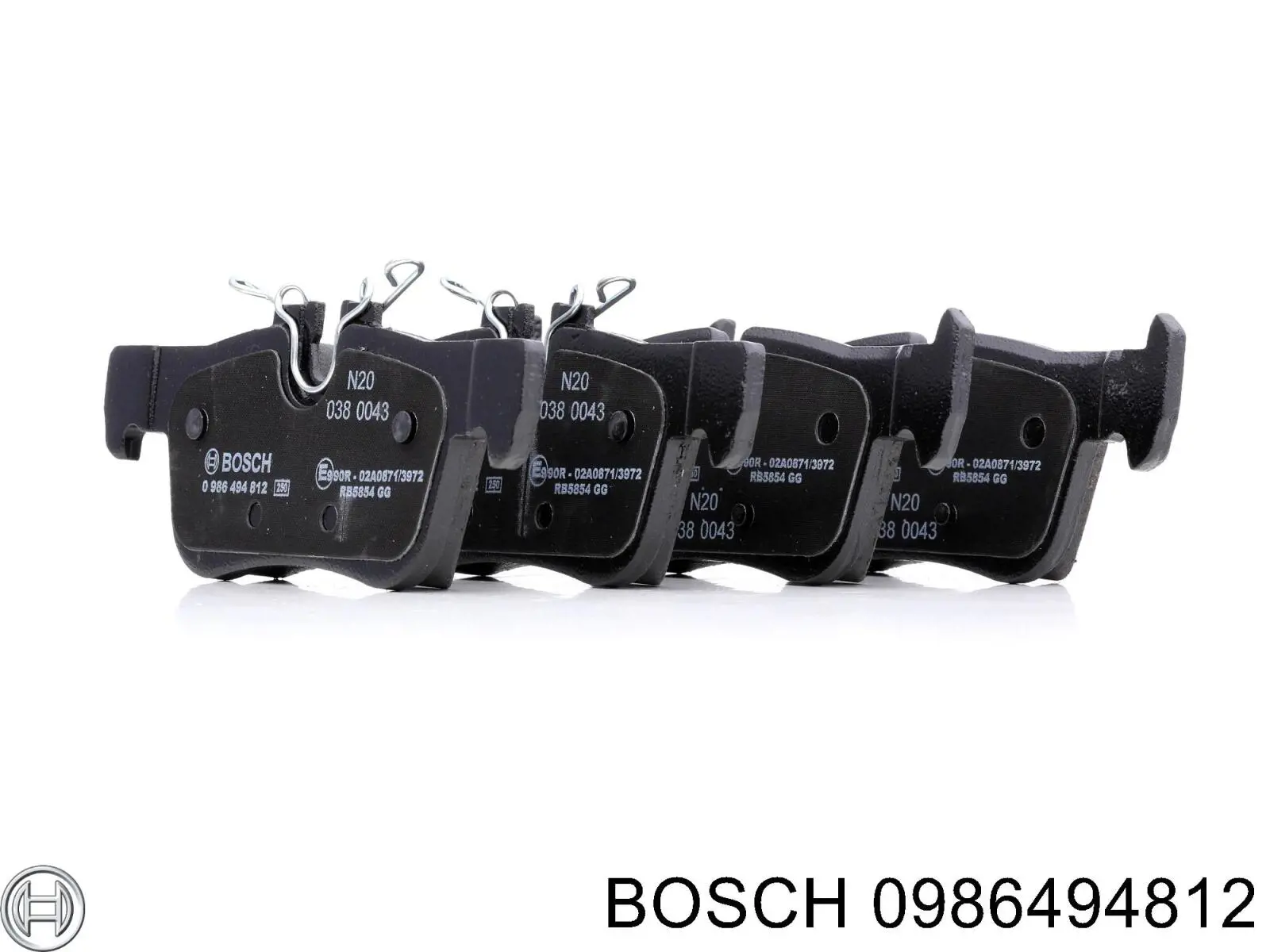 Колодки гальмові задні, дискові 0986494812 Bosch