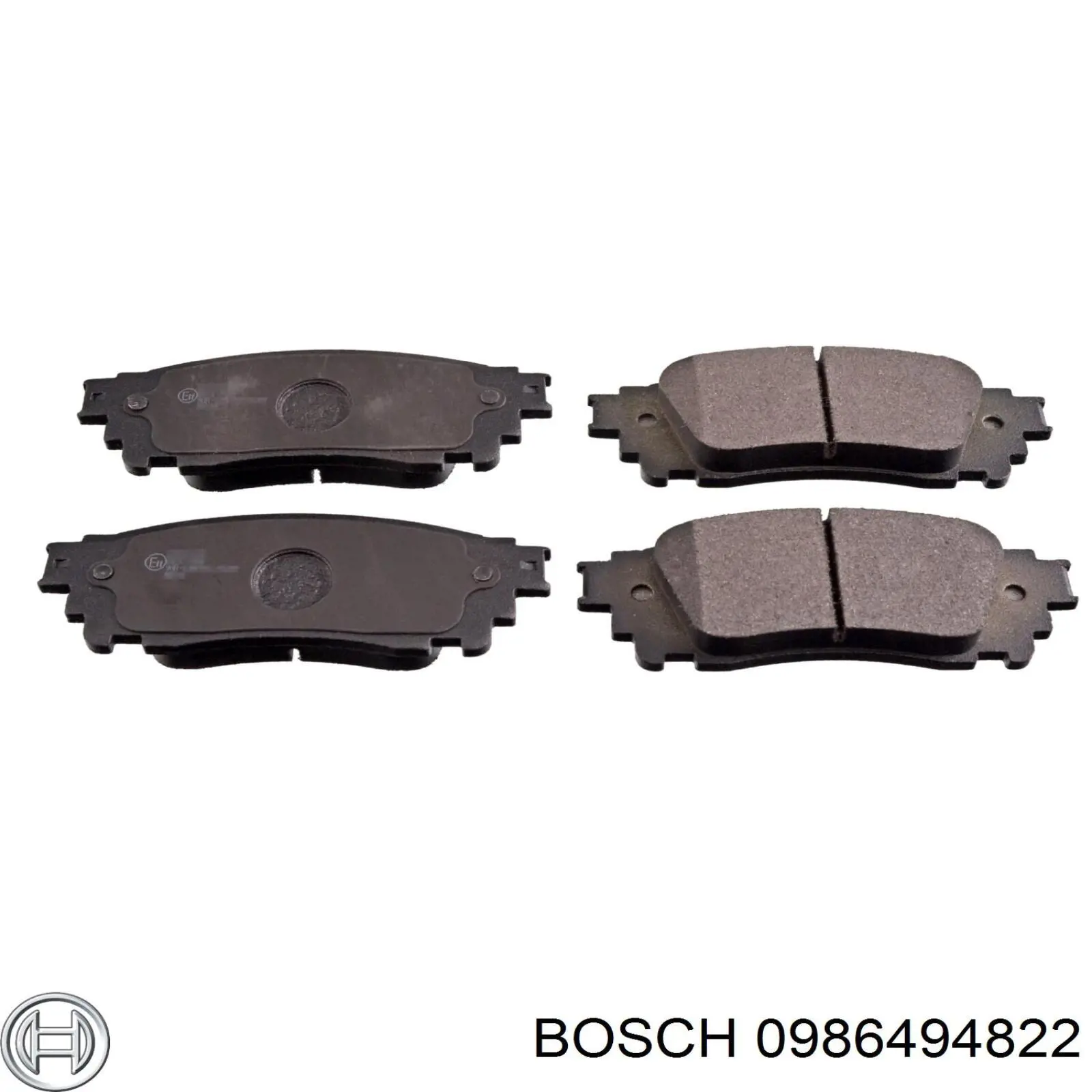 Задні гальмівні колодки Bosch 0986494822 ціна, від 26.32 USD