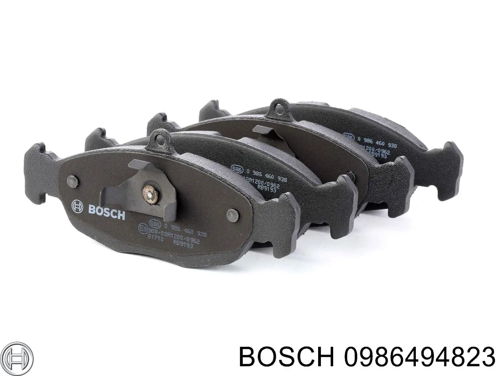 Колодки гальмівні передні, дискові 0986494823 Bosch