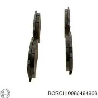 0986494868 Bosch Передні гальмівні колодки