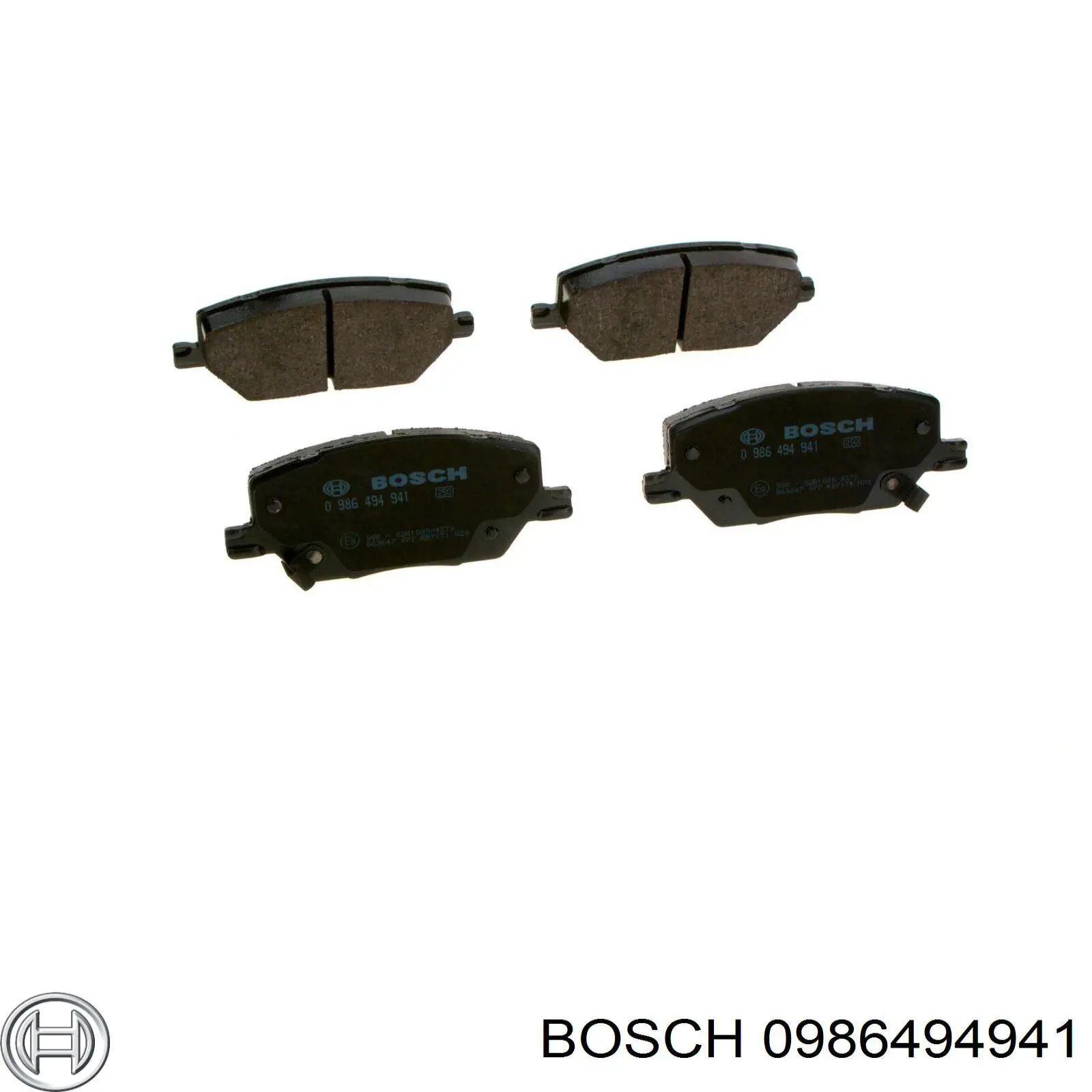 Гальмівні колодки Bosch 0986494941 ціна, від 48.29 USD