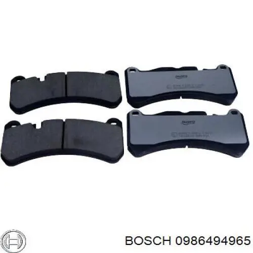 Колодки гальмівні передні, дискові 0986494965 Bosch