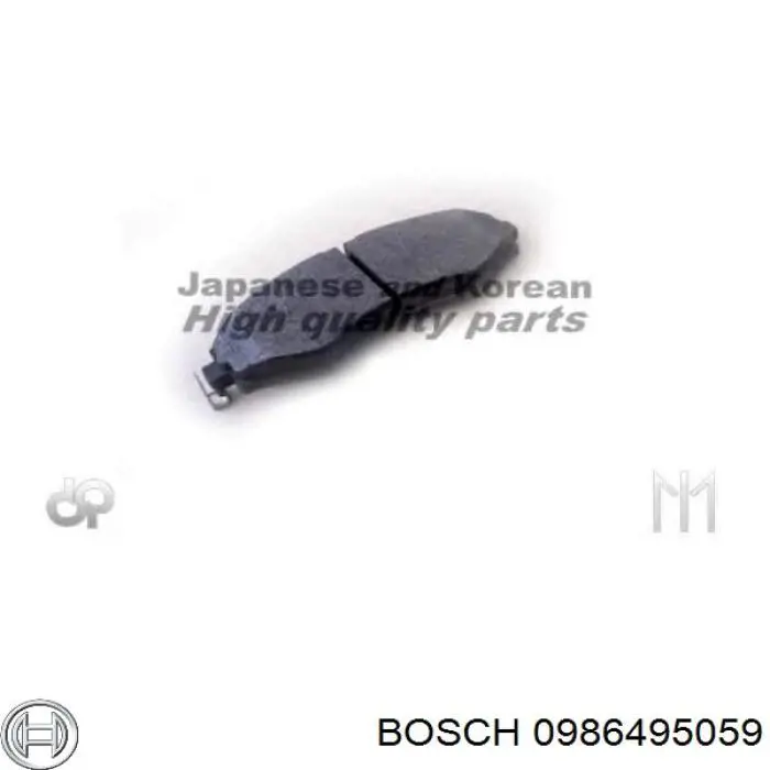 Гальмівні колодки Bosch 0986495059 ціна, від 10.61 USD