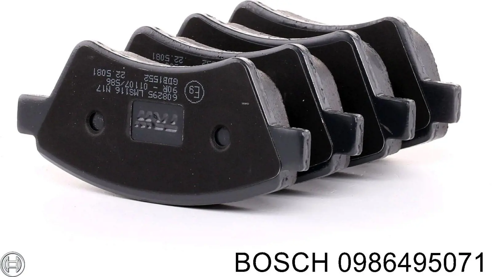 Гальмівні колодки Bosch 0986495071 ціна, від 19.36 USD