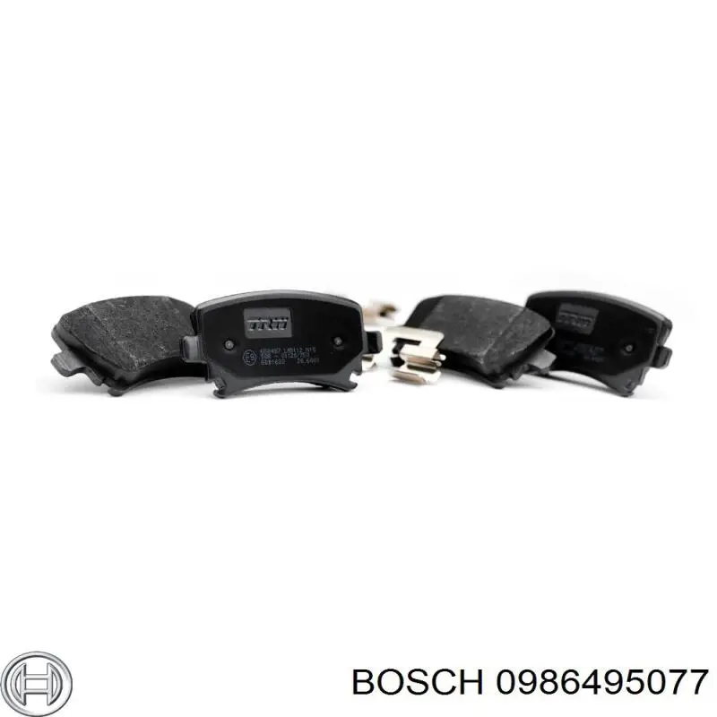 Передні тормозні колодки 0986495077 Bosch