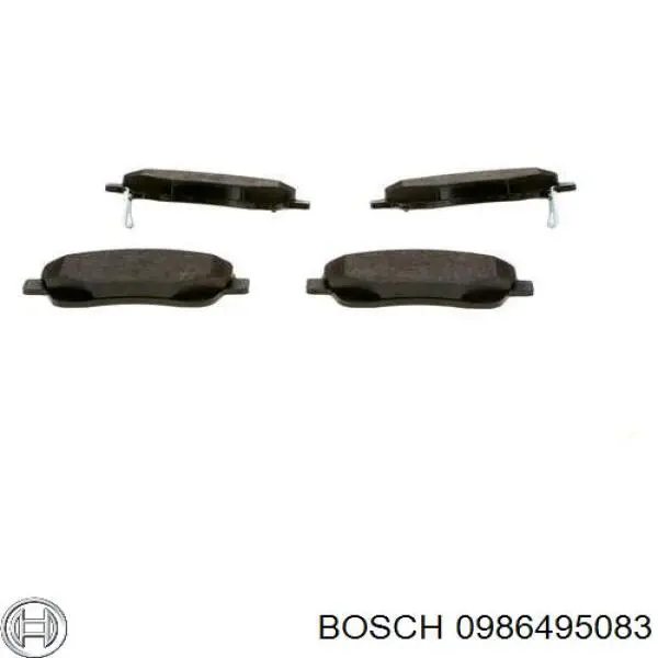 Гальмівні колодки Bosch 0986495083 ціна, від 25.53 USD