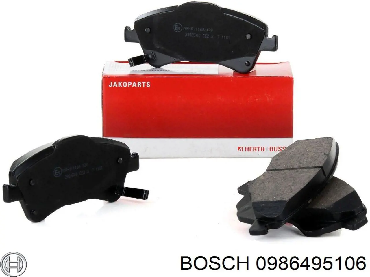 Гальмівні колодки Bosch 0986495106 ціна, від 31.88 USD