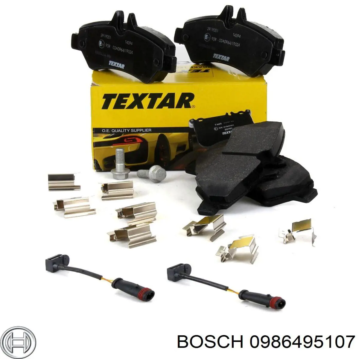 Купити 0986495107 Bosch Колодки гальмівні передні, дискові