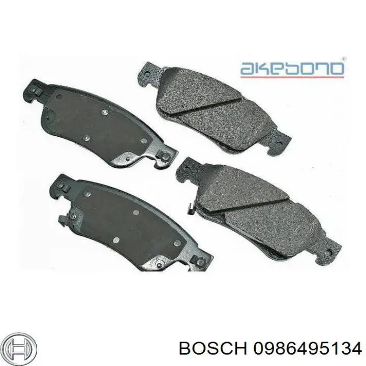 Тормозні колодки Bosch 0986495134