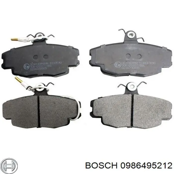 Гальмівні колодки Bosch 0986495212 ціна, від 15.91 USD