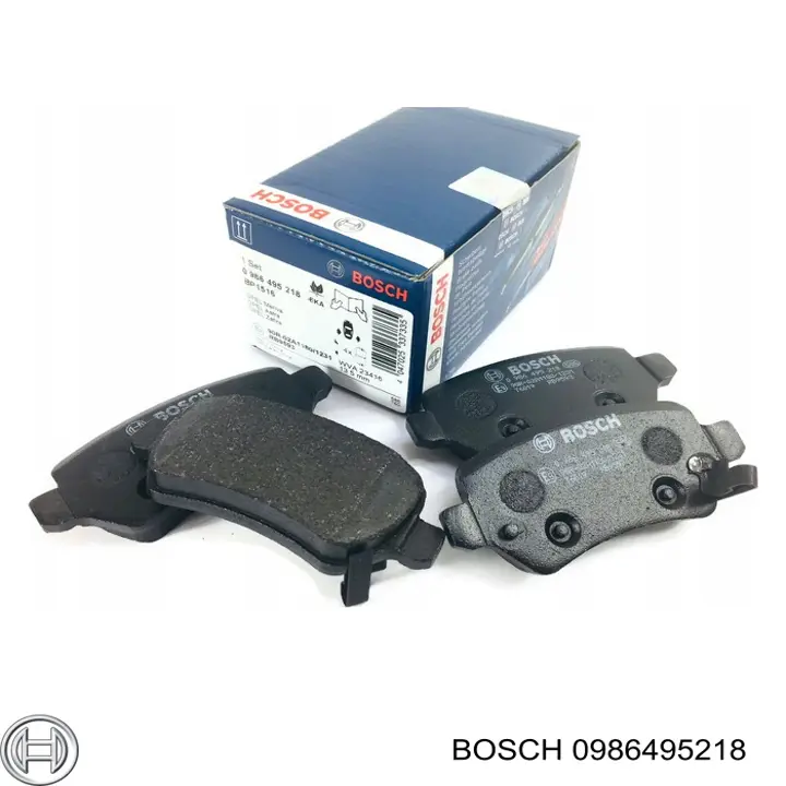 Задні гальмівні колодки 0986495218 Bosch
