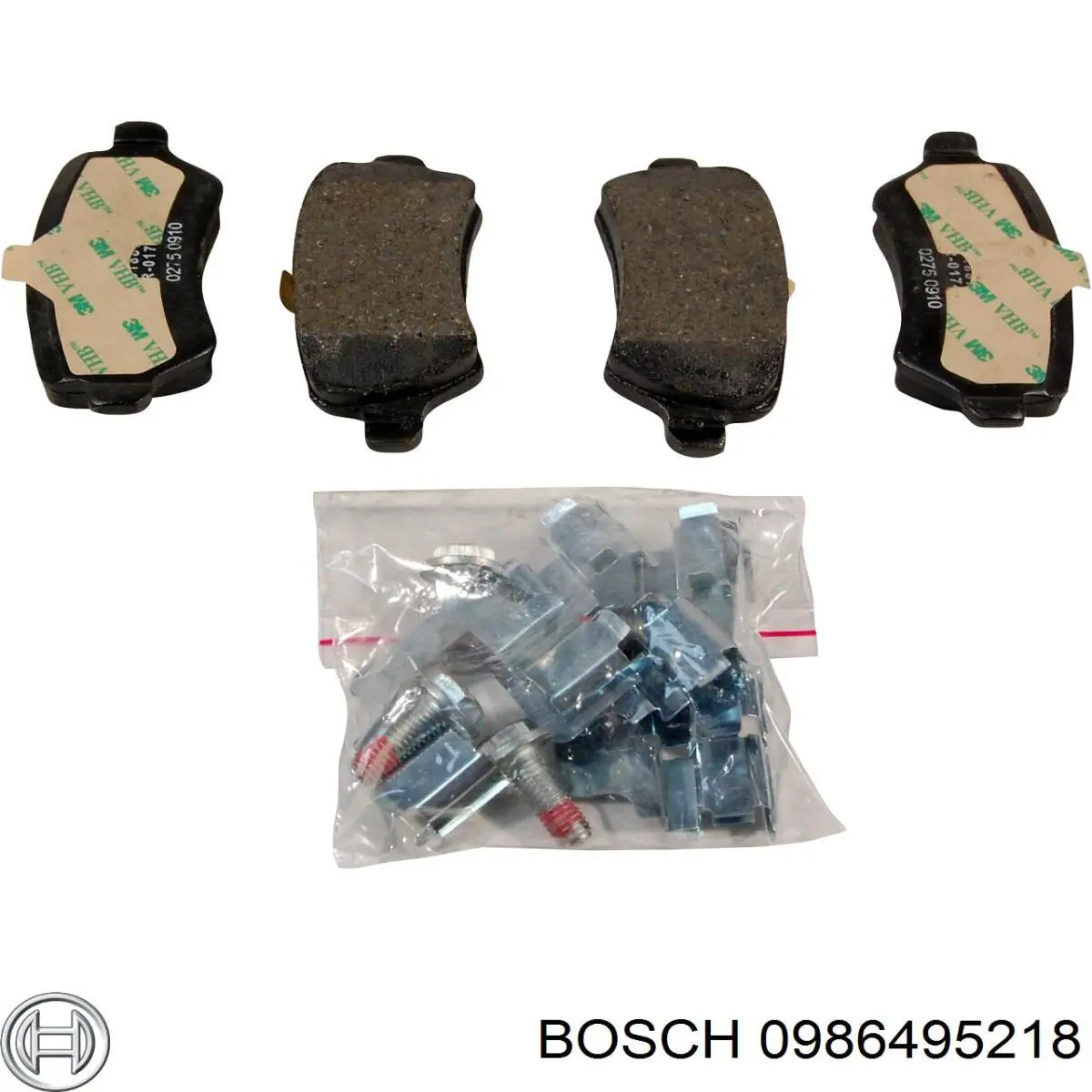 Купити 0986495218 Bosch Задні колодки