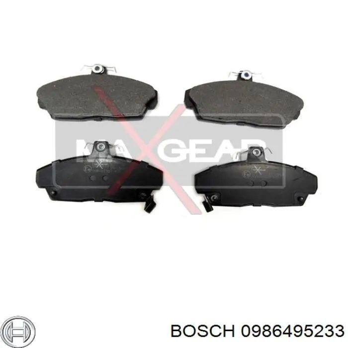 Гальмівні колодки Bosch 0986495233 ціна, від 19.07 USD