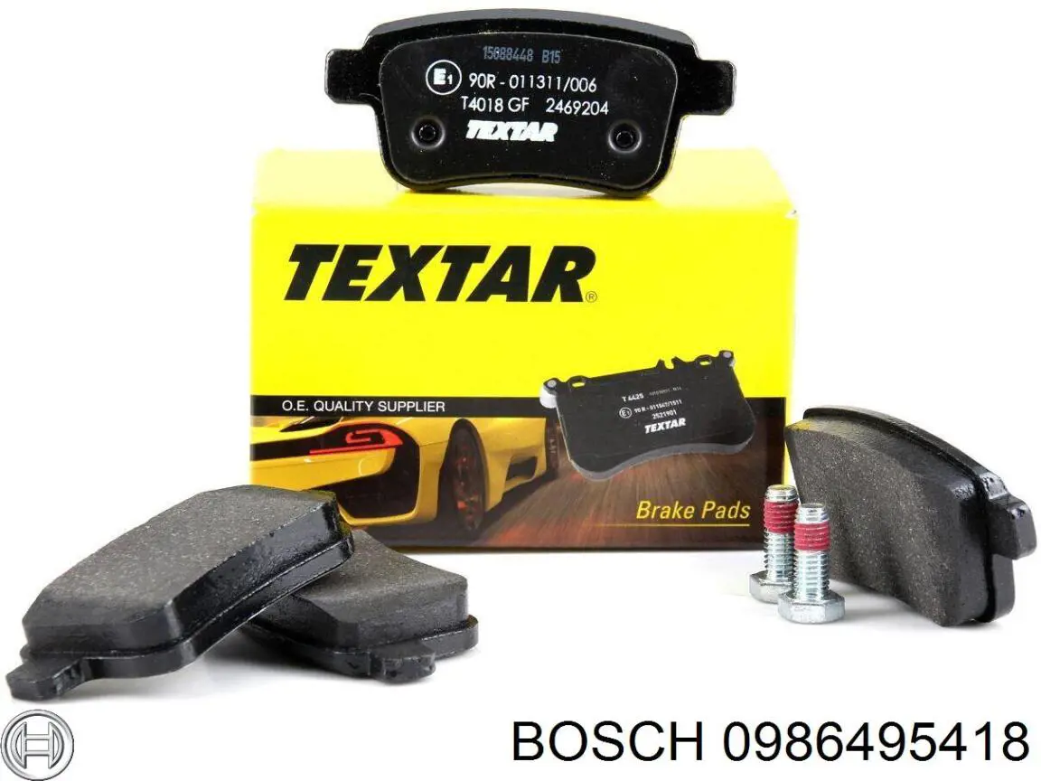 Купити 0986495418 Bosch Задні колодки