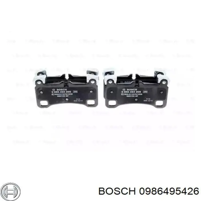Купити 0986495426 Bosch Задні колодки