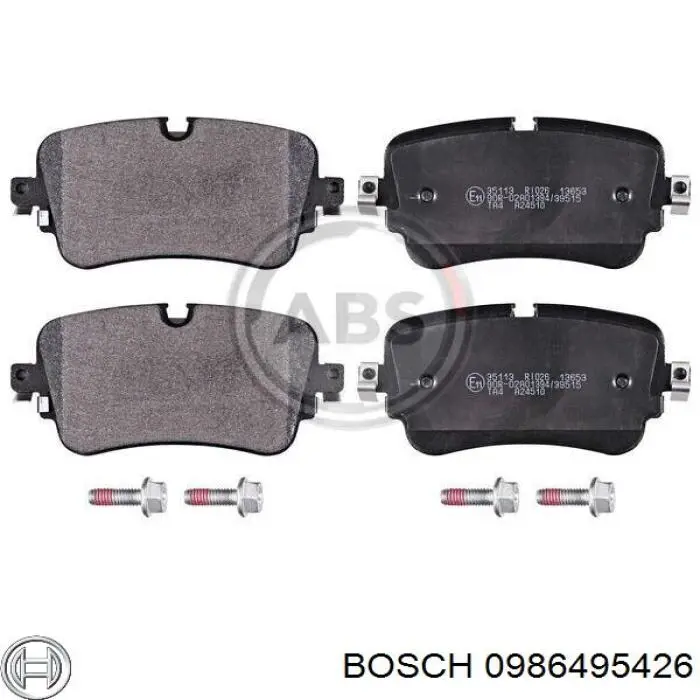 Купити 0986495426 Bosch Задні колодки