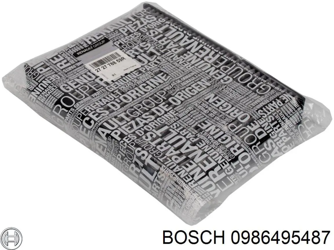 Задні дискові колодки Bosch 0986495487