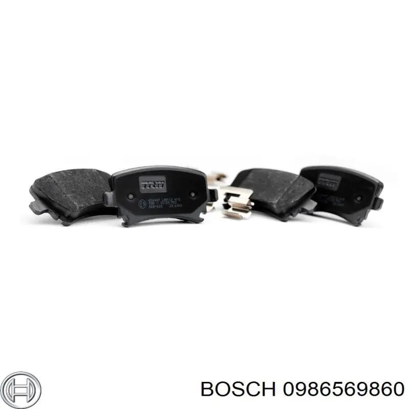 Гальмівні колодки Bosch 0986569860 ціна, від 11.67 USD