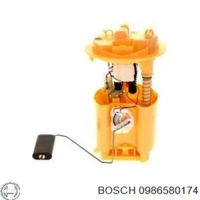 0986580174 Bosch модуль паливного насосу, з датчиком рівня палива