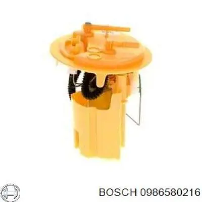 Модуль паливного насосу, з датчиком рівня палива 0986580216 Bosch