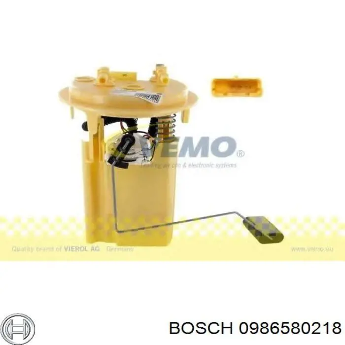 0986580218 Bosch модуль паливного насосу, з датчиком рівня палива