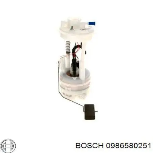 0986580251 Bosch модуль паливного насосу, з датчиком рівня палива