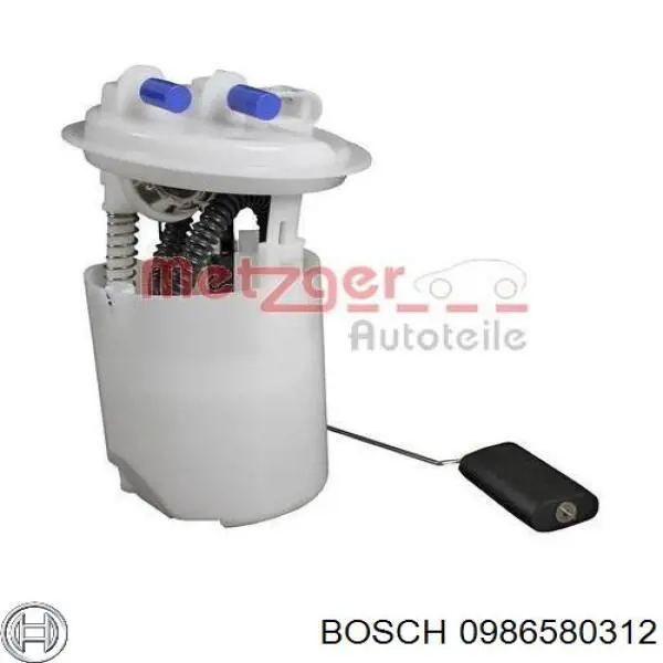 0986580312 Bosch модуль паливного насосу, з датчиком рівня палива