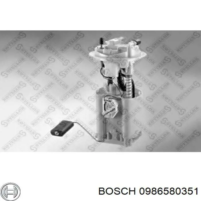 Паливний насос електричний, занурювальний Bosch 0986580351 ціна, від 81.46 USD