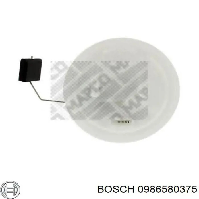 0986580375 Bosch модуль паливного насосу, з датчиком рівня палива