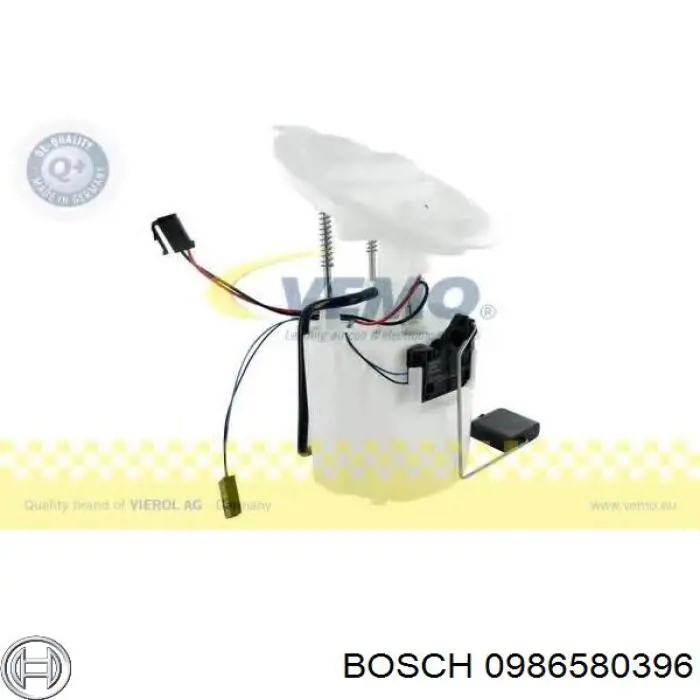 0986580396 Bosch модуль паливного насосу, з датчиком рівня палива