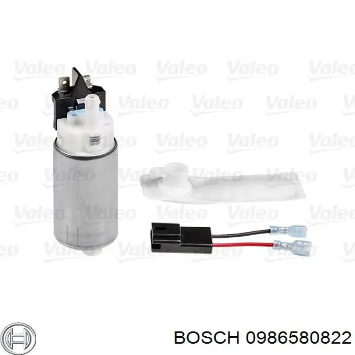 Паливний насос електричний, занурювальний Bosch 0986580822 ціна, від 63.95 USD