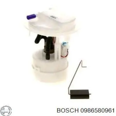 Модуль паливного насосу, з датчиком рівня палива 0986580961 Bosch