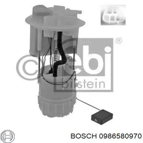 Модуль бензонасоса Bosch 0986580970 ціна, від 92.48 USD