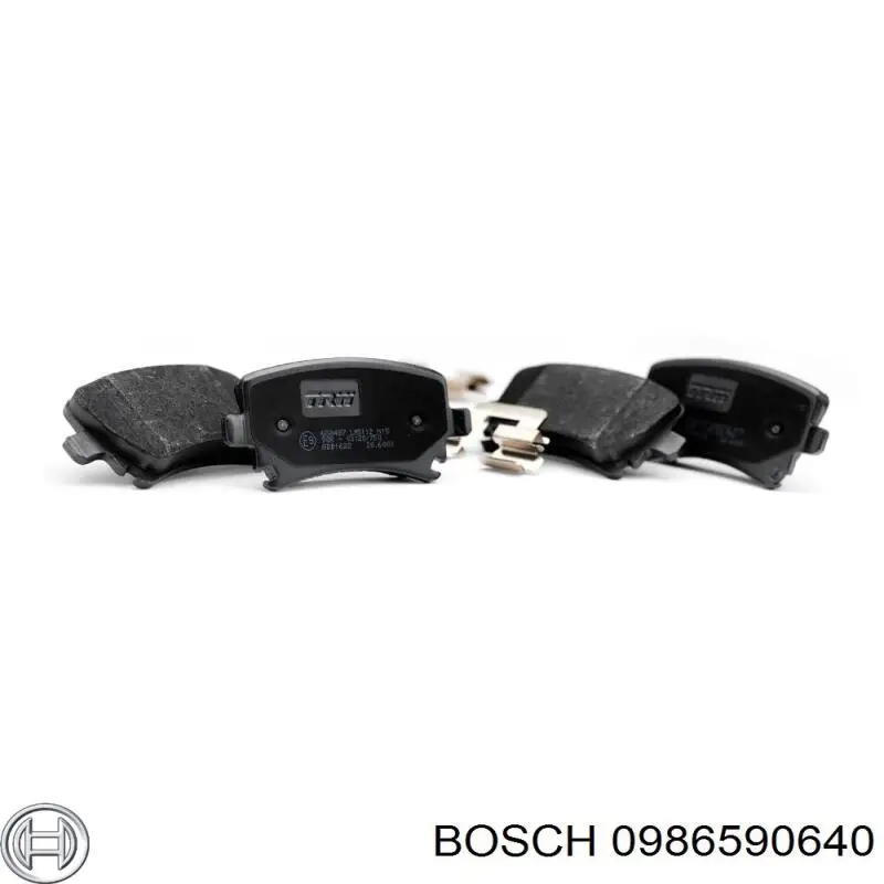 Гальмівні колодки Bosch 0986590640 ціна, від 23.79 USD