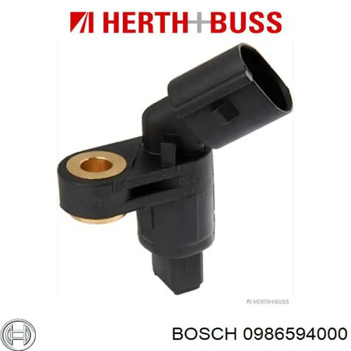 Датчик антиблокувальної системи гальмування Bosch 0986594000 ціна, від 7.38 USD