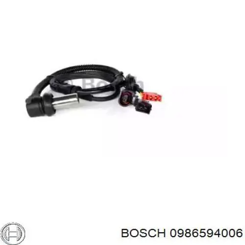Купити 0986594006 Bosch Датчик АБС (ABS) передній