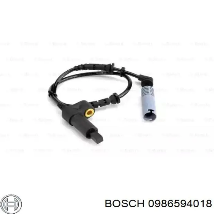 0986594018 Bosch датчик абс (abs передній)