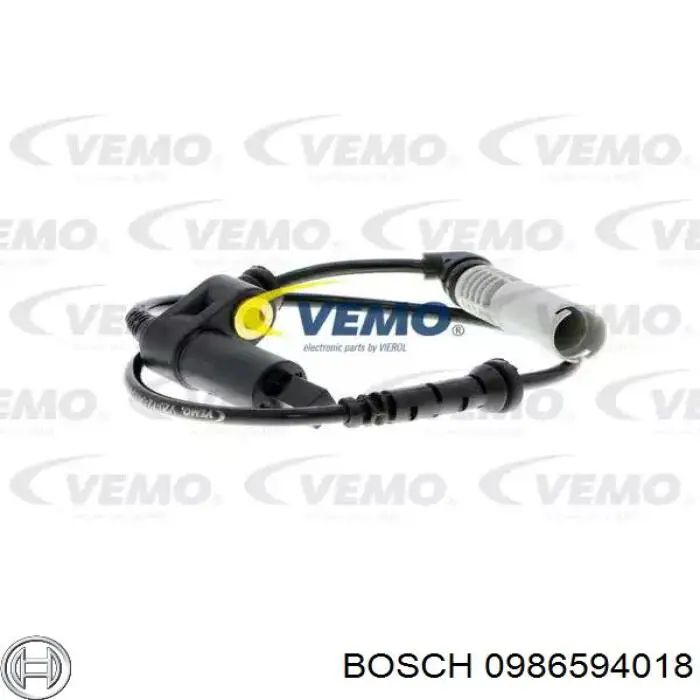 Датчик ABS передній Bosch 0986594018 ціна, від 18.53 USD
