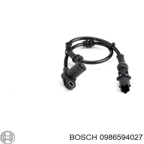 0986594027 Bosch датчик абс (abs передній)