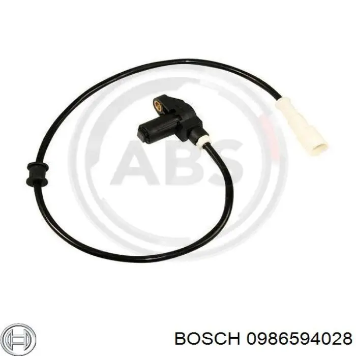 0986594028 Bosch датчик абс (abs передній)