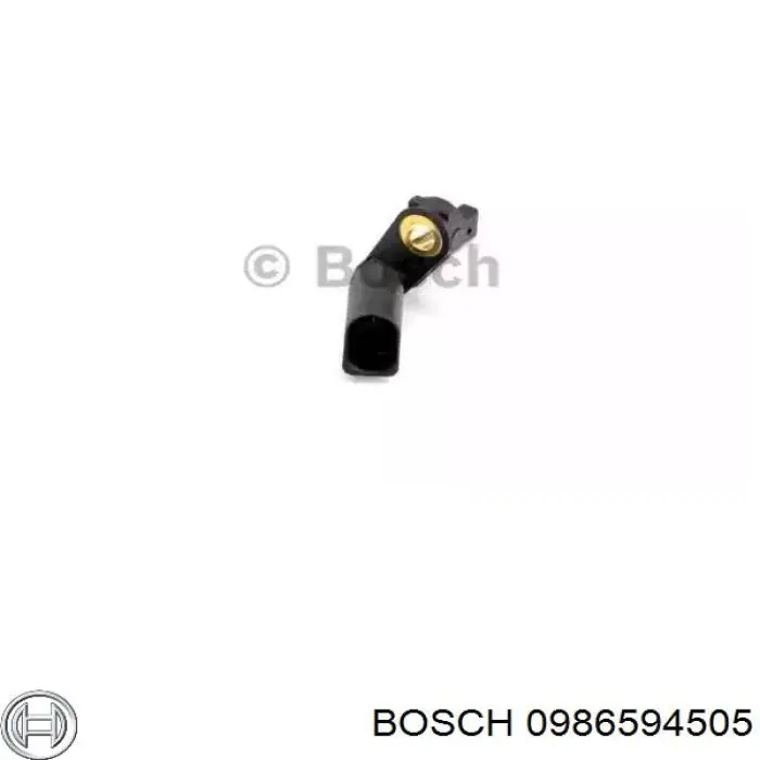 0986594505 Bosch датчик абс (abs передній, правий)