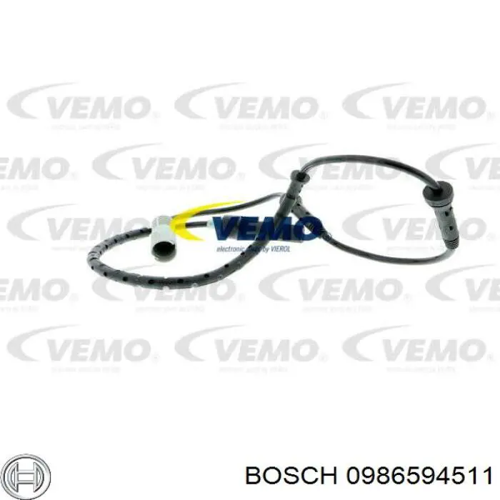 Датчик АБС (ABS) задній 0986594511 Bosch