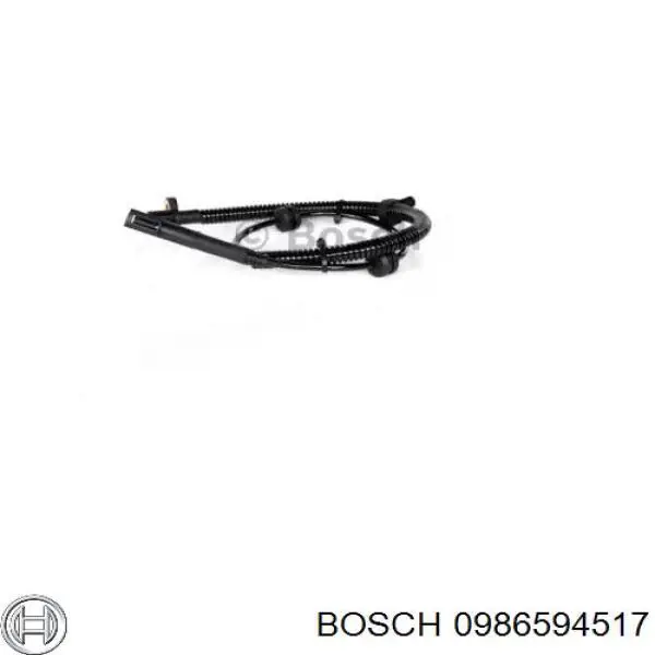 Купити 0986594517 Bosch Датчик АБС (ABS) задній, правий