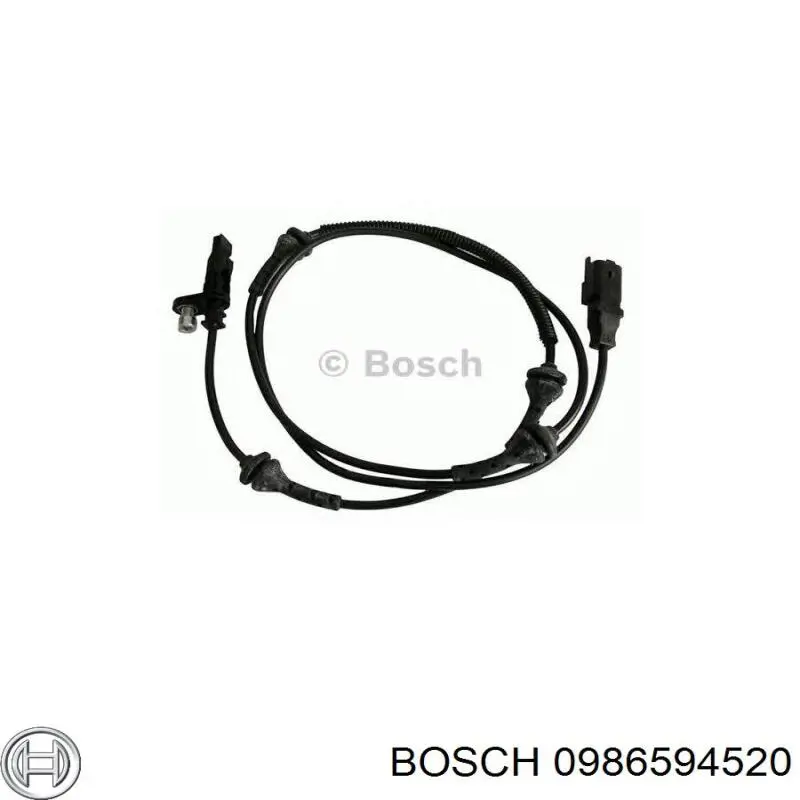 0986594520 Bosch датчик абс (abs передній)