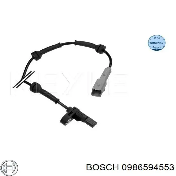 0986594553 Bosch датчик абс (abs задній)